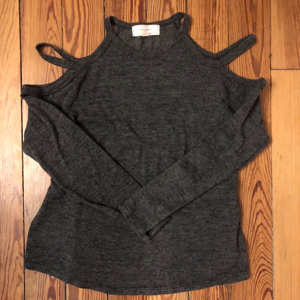 No Comment Cold Shoulder Top